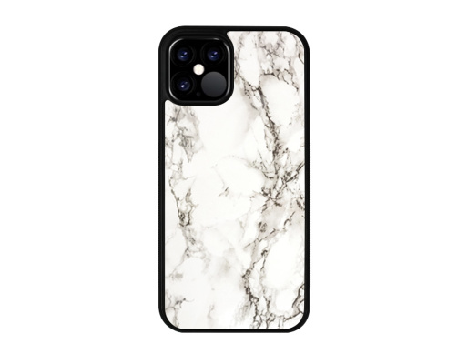 Handyhülle Glossy Case - Marmor Muster Marble Case - Marmor Weiß