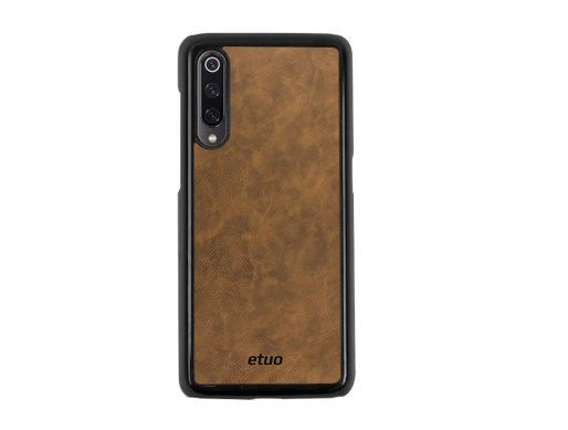 Hülle Leather Hard Case - Naturleder - Dunkle Schokolade