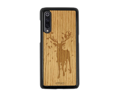 Hülle Wood Hard Case - Eichenholz - Hirsch