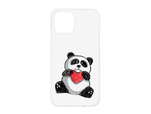 Hülle Ultra Slim Design - Pandabär mit Herz